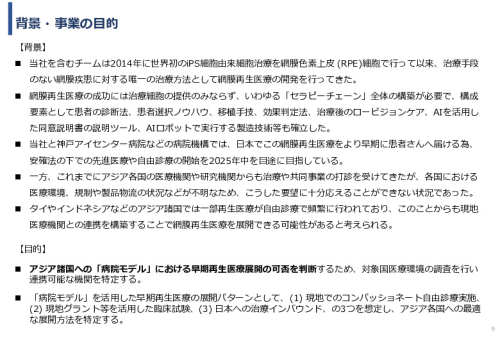 令和６年度「網膜再生医療の国内外の普及に向けた医療プラットフォーム構築事業」事業報告書